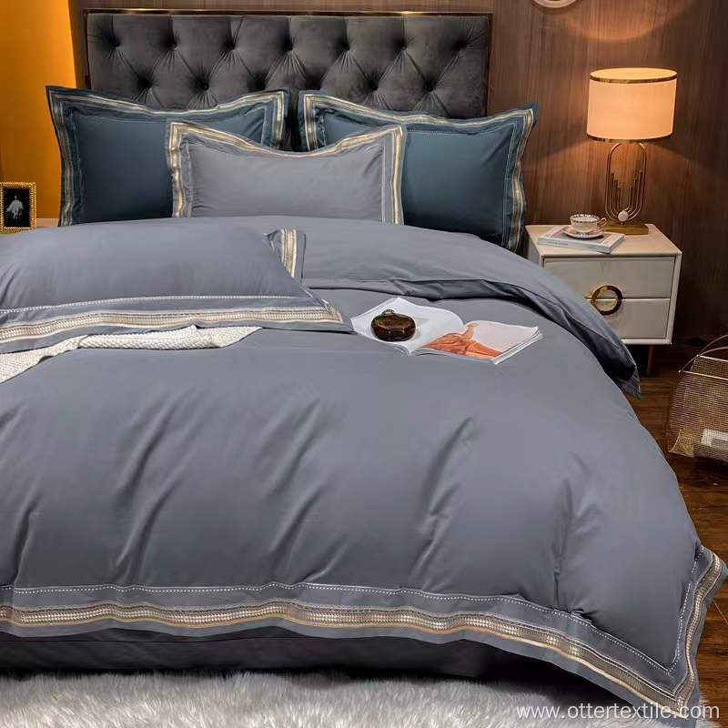 Super soft egyptian brushed cotton bedding sets