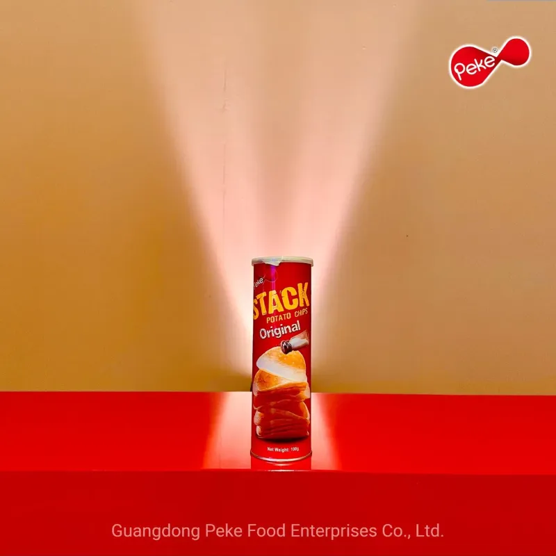 Peke Low Fat Potato Chips 100g Tube