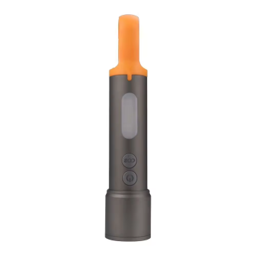 USB Rechargeable Emergency Flashlight and Lantern with Waterproof Design and Hook Attachment