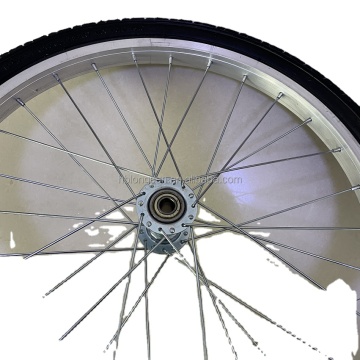 16x1.75 Airless Bicycle Tires - Flat-Free PU Foam Wheel for Bike Trailers
