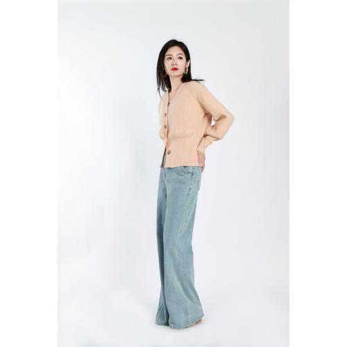 Casual Long-sleeved Woolen Cardigan