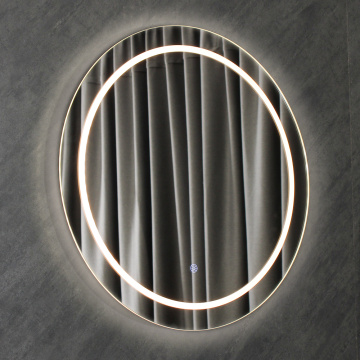 Custom Silver Mirror Led Round Mirror Bath Mirrors