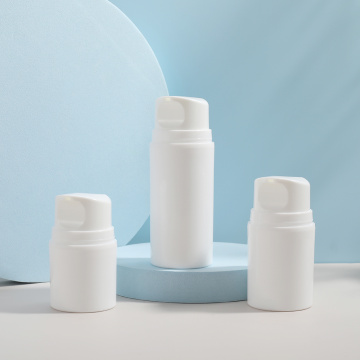 PP Plastic Airless Lotion Pump Cosmetic Bottles