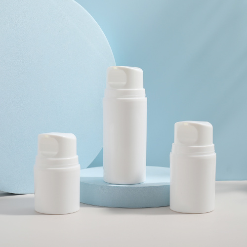 PP Plastic Airless Lotion Pump Cosmetic Bottles