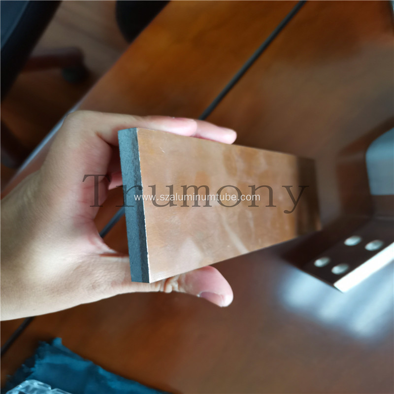 Copper clad aluminum sheet for EV battery connect