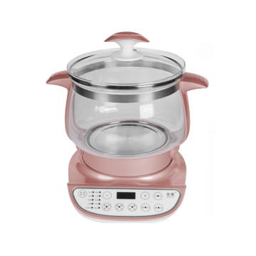3L Glass Electric Slow Cooker Water Boiler Hot Pot Stockpot with Temperature Control - LY-T013