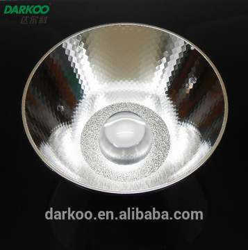 2014 New Sharp free solder led reflector with lens COB reflector COB lens DK9210-R&L-FS for downlight 8 degree