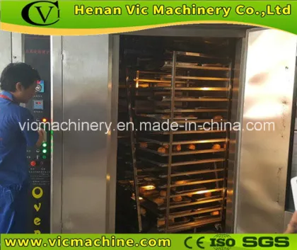 64plates commercial bread making machines with 200kg/h