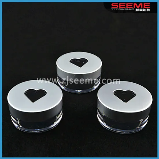 gareat quality mini cream jar wholesale ,cosmetic packaging plastic mini jar