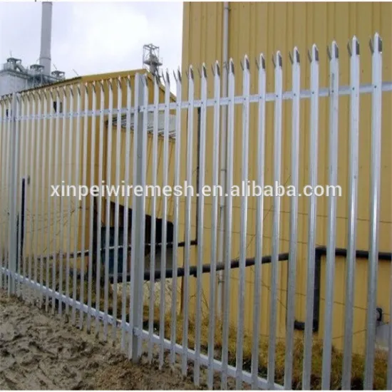 High Security steel palisade fencing for industruy in africa (factory and export )