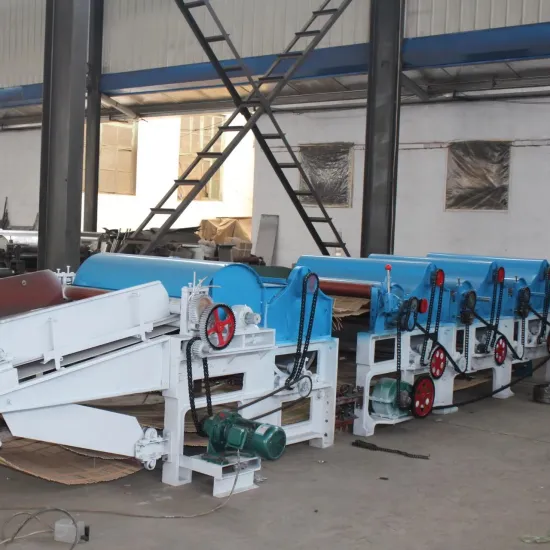 Fully Automatic 380V Seven-Roller Waste Clothing Scrap Recycling Machine