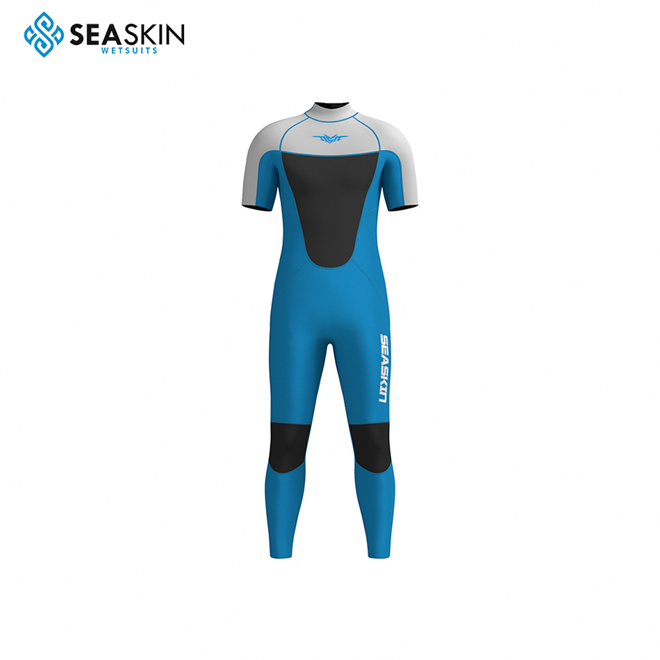 Seaskin personalizável braço curto traje de mergulho de mergulho
