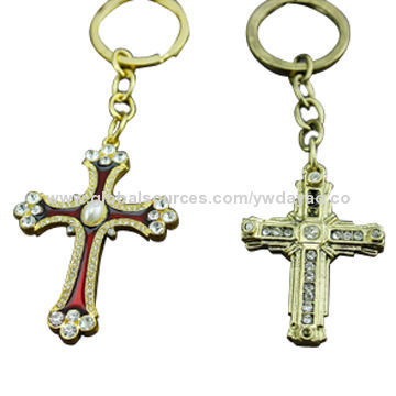 Fancy Keychains, Suitable for Promotional Purposes, Made of Metal Alloy