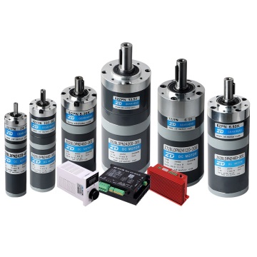 High Torque Planetary DC Gearmotors with Brake: Power Options from 10W to 300W in 32mm, 42mm, 52mm, 62mm, 72mm, and 82mm Sizes