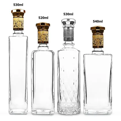 520ml Thick Bottle Wine Glass Bottle