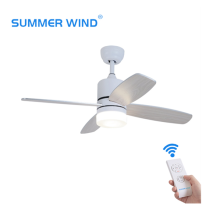 Hot Plywood Blade Remote Control Ceiling Fan Light