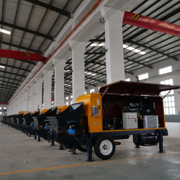 30mm Large Aggregate Stone Concrete Pump for Pouring