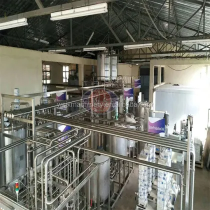 High Efficiency Industrial Soy Milk and Almond Milk Production Line