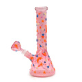 Pinki husiku Glow Starry Mon Mount Glass Bong