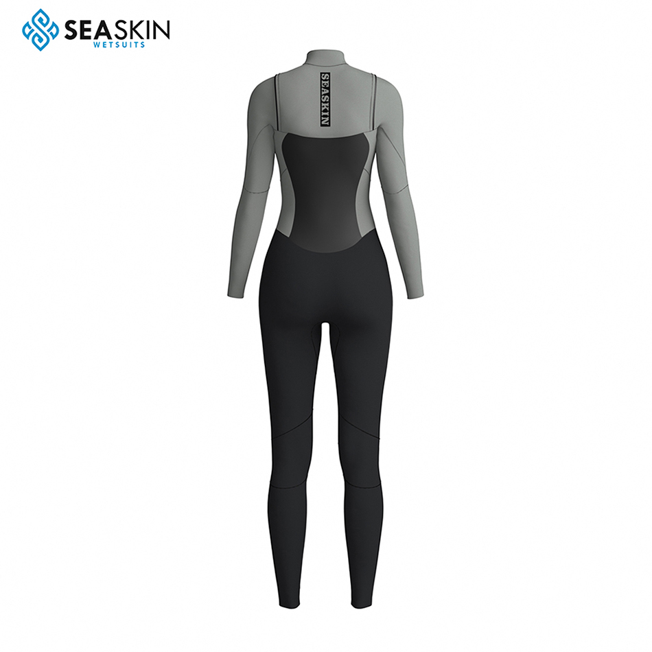 Seaskin Chest Zip Women's Long Sleeve Surfing Wetsuit