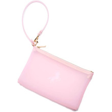 Bolso con cremallera con pulsera para maquillaje cosméticos.