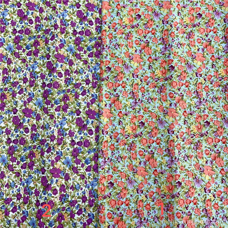 Phong cách mới Stocklot Cotton Poplin Digital in Fabric