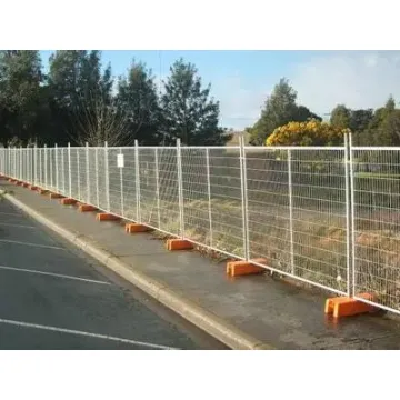 Mobile Barrier geschweißtes Drahtgitter temporärer Bauzaun