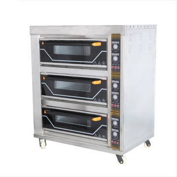 AG Mach Stainless Steel 3 Layer 6 Tray Baking Oven for Bread