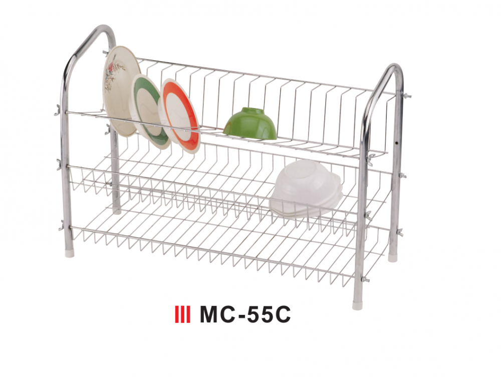 Tier ulam drainer folding dish rack.