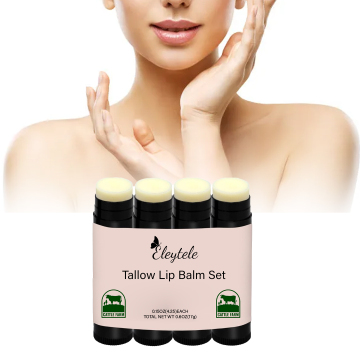 Custom Organic Vegan Tallow Lip Balm Set: Moisturizing, Plumping, and Long-Lasting