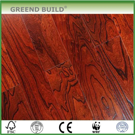 Best price Elm wooden parquet laminate floor guangzhou