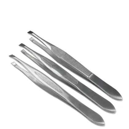 Stainless steel eyebrow tweezers eyebrow clip three holes and heavily eyebrow clip
