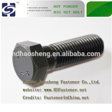 carbon steel din933 din931 grade8.8 zinc plated screw