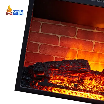 Recessed LED Sound Insert Electric Fireplace