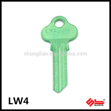LW4 key blank Aluminum key