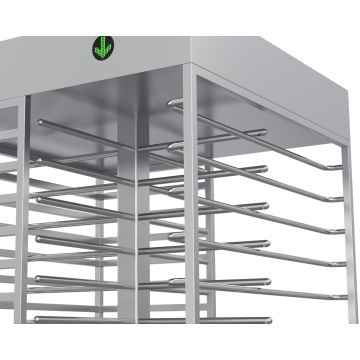 Passagem única de alta qualidade Altura completa Revolving Turnstile