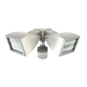 outdoor twin  led floodlight with sensor