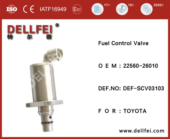 COMMON RAIL SUCTION CONTROL VALVE (SCV)22560-26010 for TOYOTA