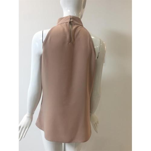 Solid Shiny Twill Vest