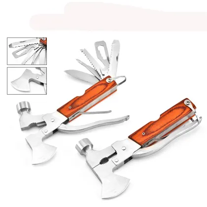 Portable Multi-Functional Hammer Breaker Knife Axe Tool - Hot Sell Outdoor Emergency Kit