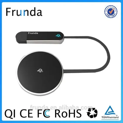 3.9mm Ultra Slim Qi Wireless Induction Charger for Samsung/Iphone/Ipad