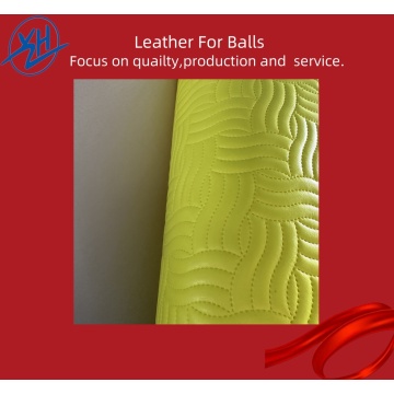 Cuero de pelota ecológico hecho de material de PVC