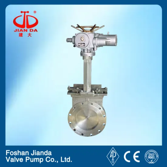 5'' 304 Stainless steel metal seal Automatic Knife Gate Valve