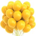 75 Balon Pesta Kuning Pita Warna Balon Kuning
