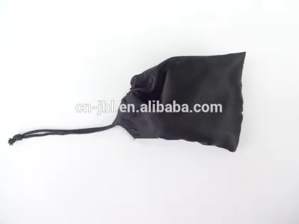 Practical Black Silk Cloth Jewelry Pouch