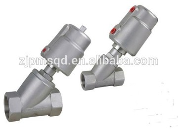 stainless steel angle seat valve pneumatic control valve