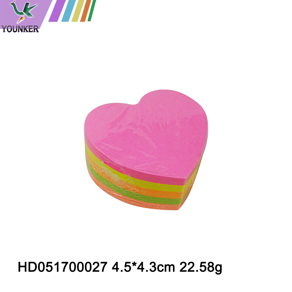 Heart Shaped Sticky Notes