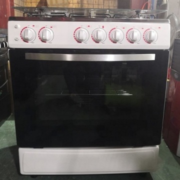 Gas Range With Burner Grill For Kitchen Restaurant