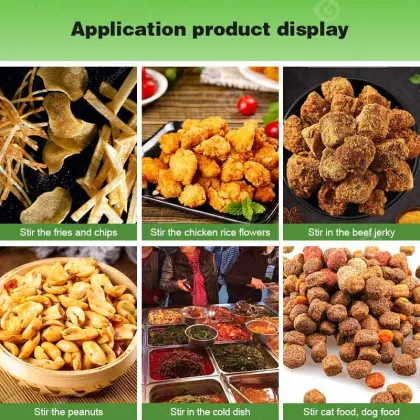Octagonal Snack Coating Drum Mixer for Potato Chips and Peanuts