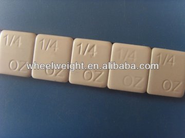 new style fe(iron) adhesive/stick on wheel weights